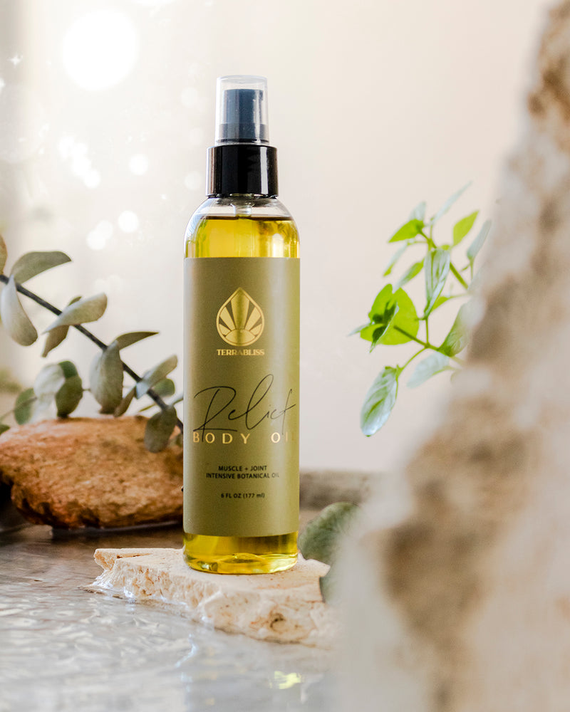All Natural Body Oil - Massage Oil with Essential Oils - Sore Muscle Massage Oil with Pure Arnica - Gift for Athletes - Bath Oil - Gift for Him